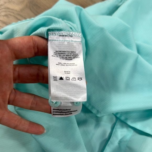 Columbia Men's Tamiami II Aqua Teal Short Sleeve Shirt - Picture 13 of 13